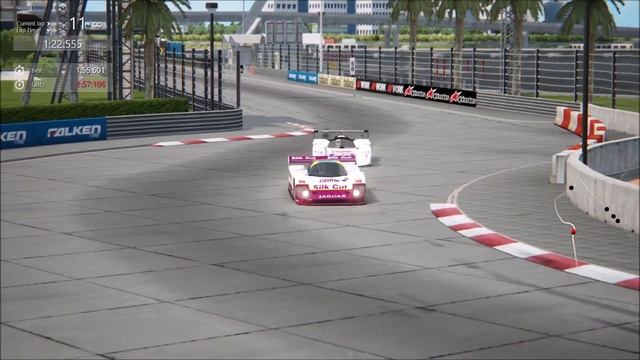 IMSA Camel GTP - Miami Bayside 20 laps - Jaguar XJR-12 смотреть онлайн