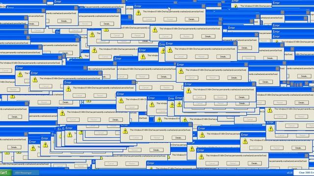 BACK IN TIME windows error simulator смотреть онлайн