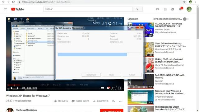 How To Transform Windows 7 into Windows XP part 2 смотреть онлайн
