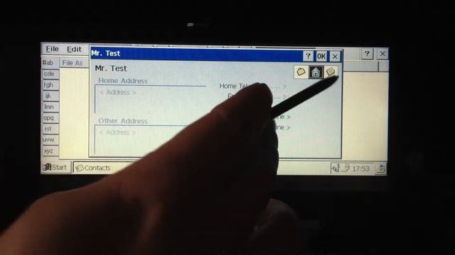 Windows CE 2.0 Contacts смотреть онлайн