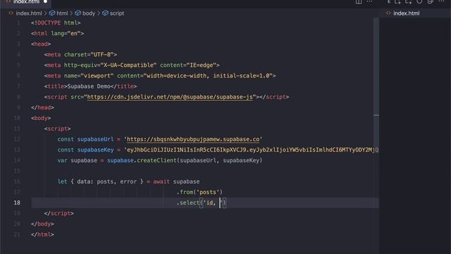 Play around with database API by Supabase смотреть онлайн