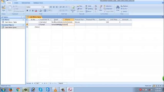 Microsoft Access 2007 2010 Cash Memo смотреть онлайн