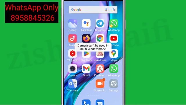 How To Fix Apps & Camera Can't be used in multi window mode Problem Solve смотреть онлайн