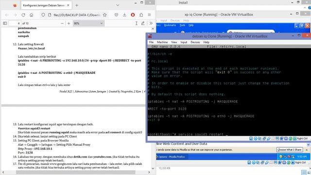 KONFIGURASI DEBIAN SERVER FULL CLIENT WINDOWS XP | TUGAS UAS SISTEM OPERASI ITB AAS INDONESIA смотреть онлайн