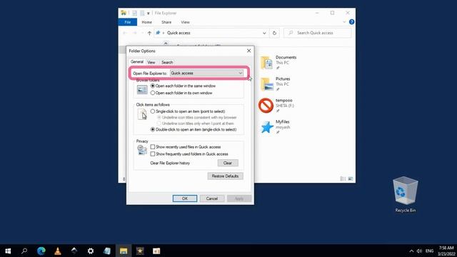 Make Explorer Icon Open This PC Instead Of Quick Access смотреть онлайн