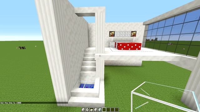 How to Build a Modern Living Room & Bedroom in Minecraft - Tutorial смотреть онлайн