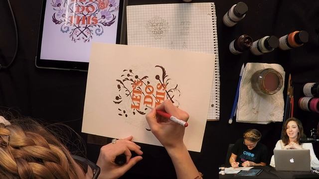 Live Lettering with Jill De Haan 2 of 3 | Adobe Creative Cloud смотреть онлайн