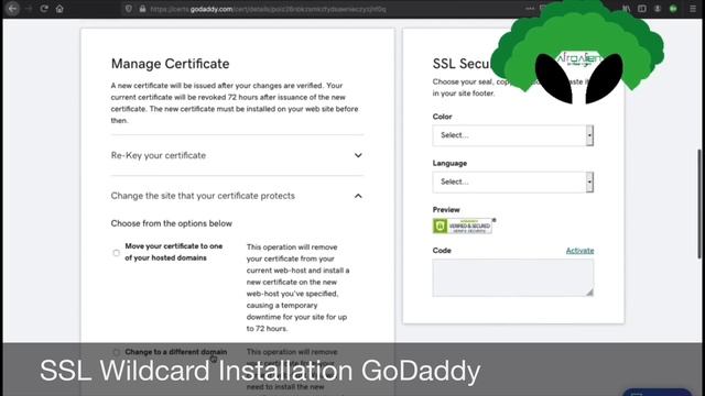 WildCard SSL Installation with GoDaddy смотреть онлайн