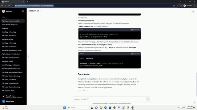 python script install pip dependencies смотреть онлайн