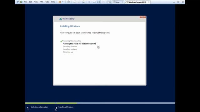 Install Windows Server 2012 as Virtual Machine in VMware Workstation | 2018 смотреть онлайн