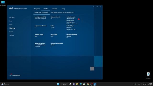 İntel Arc ve Iris Xe Özel Grafik Kartı Yeni Kontrol Paneli смотреть онлайн