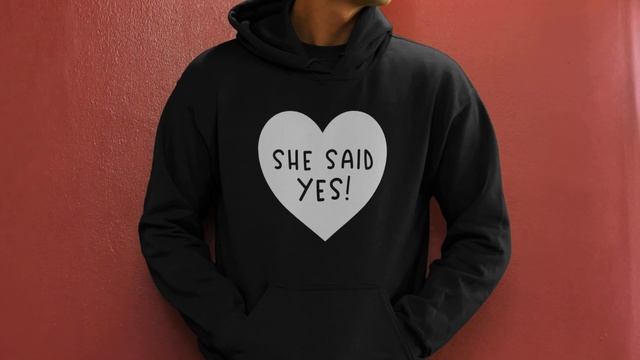 He Asked, She Said Yes! Matching Set EngagementWedding Gift for FianceBride смотреть онлайн