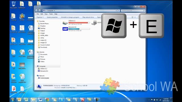5. Windows 7 Tips & Tricks - Open Windows Explorer смотреть онлайн