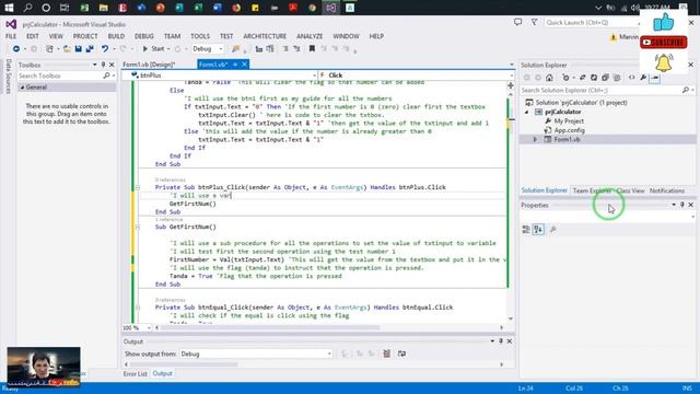 Creating Simple Calculator in Visual Studio 2013 - Part 2: Attaching Codes смотреть онлайн