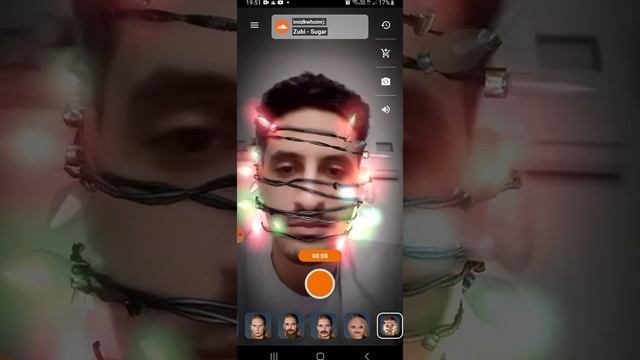 ANDROID Augmented reality live camera face filter App (Like snapchat) смотреть онлайн