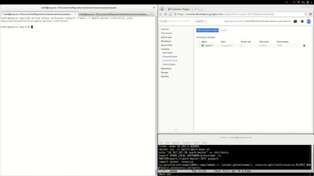 Apache Spark on Google Container Engine смотреть онлайн
