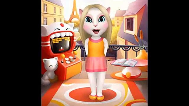 My Talking Angela Now Do I Look Goth Cute Little Angel !!!! смотреть онлайн