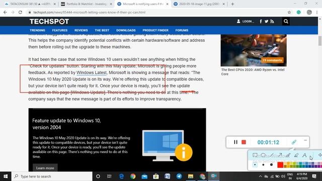 microsoft windows 10 may 2020 update |Microsoft warns some Windows 10 users to AVOID latest update: смотреть онлайн