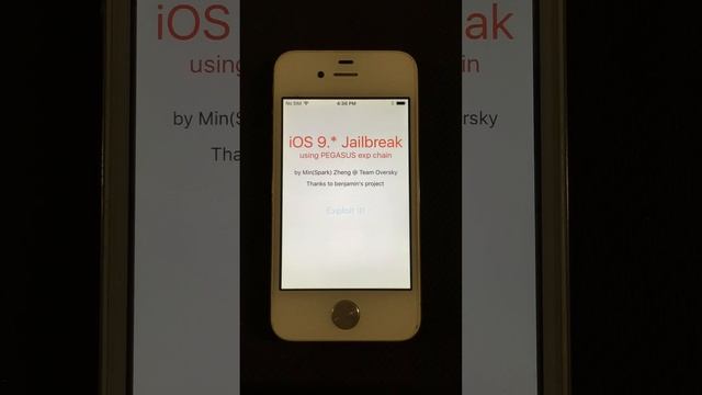 iOS 9.3.* arm32 Jailbreak By Min(Spark) Zheng смотреть онлайн