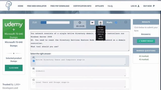 70-640 Dumps: Always Updated Questions With Our Exam Simulator, 50% Discount On Watching This Video смотреть онлайн