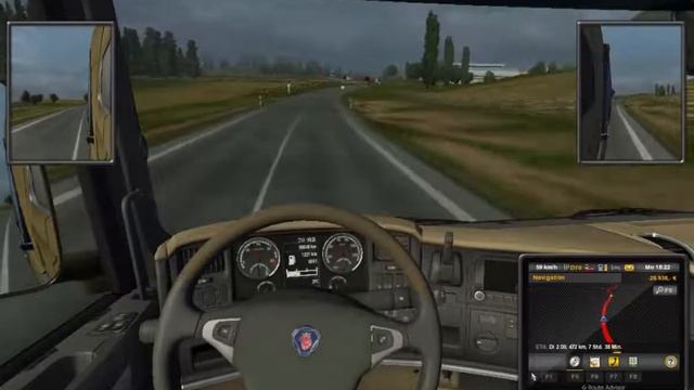 Euro Truck Simulator 2 Konvoi #1.3 - Ich baue fast nen Unfall... смотреть онлайн