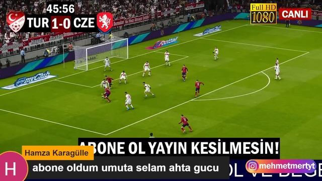 TÜRKİYE ÇEK CUMHURİYETİ MAÇI CANLI İZLE смотреть онлайн