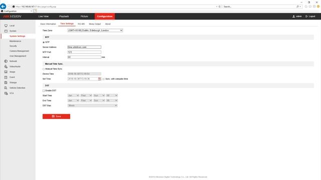 How to Update your Time settings on a Hikvision DVR or NVR смотреть онлайн