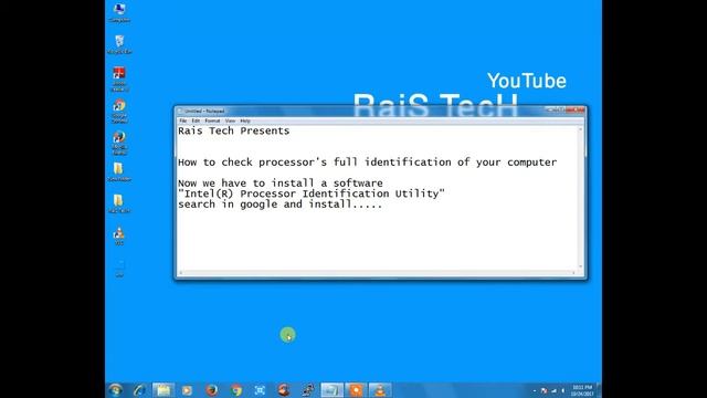Check Intel processor's full identification (প্রসেসর এর সম্পূর্ণ স্পেসিফিকেশ চেক করুন) смотреть онлайн