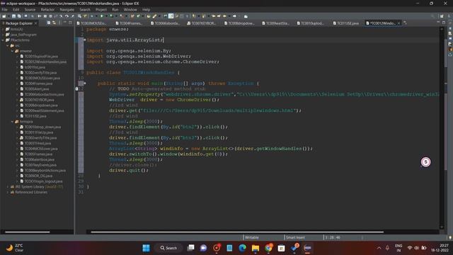 How to Handle Multiple Windows in Selenium Selenium WebDriver Tutorial 16 смотреть онлайн