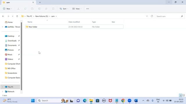 shortcut key for creating new folder in windows | New folder creation in windows with shortcut key смотреть онлайн