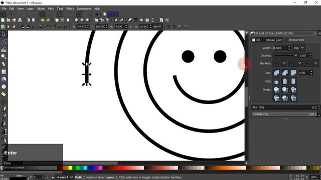 INKSCAPE TUTORIAL ~ CREATIVE LOGO - part 11 смотреть онлайн