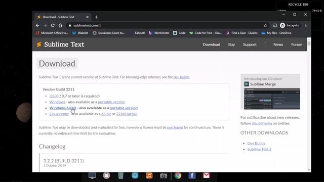 Step by step process to install sublime text 3 in Windows 10 смотреть онлайн