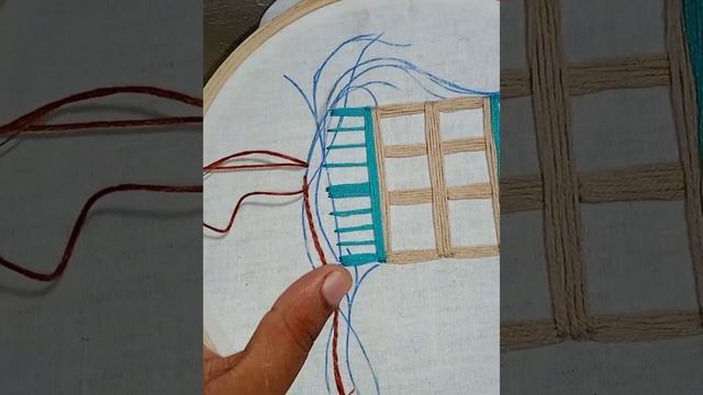 window design for hand embroidery | window art | by saji смотреть онлайн