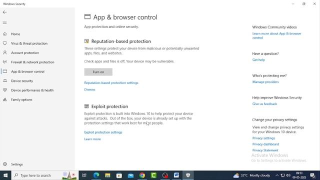 Episode 13 : All About Computer Basic # Windows Security # App & browser control. смотреть онлайн