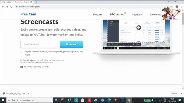 How to install Free Cam 8 on Windows 10 for Screen Recording 2020 смотреть онлайн