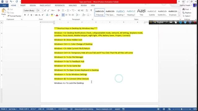 SHORTCUT TIPS AND TRICKS KEYBOARD FOR WINDOWS 7,8,10 смотреть онлайн
