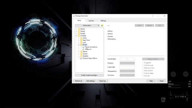 Customize Windows 10 Desktop with Rainmeter | Dark Theme Desktop. смотреть онлайн