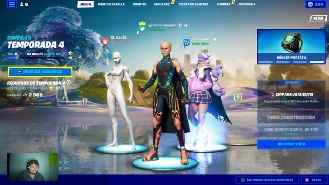 Fortnite Live : empezando la temporada y victoria asegurada yeah!! смотреть онлайн