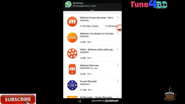 Mobizen screen recorder How to record mobile screen by mobizen Android app смотреть онлайн