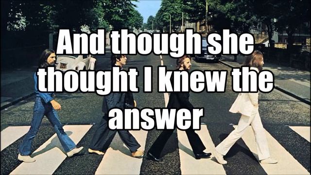 The Beatles - She Came In Through The Bathroom Window (Video Lyrics) смотреть онлайн