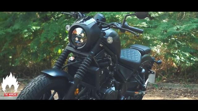 Honda Rebel 500 detailed walkarond | black colour edition смотреть онлайн