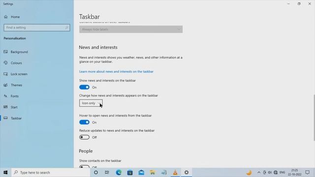 Control News and interest in taskbar settings |windows 10|21h2 |22h2 смотреть онлайн