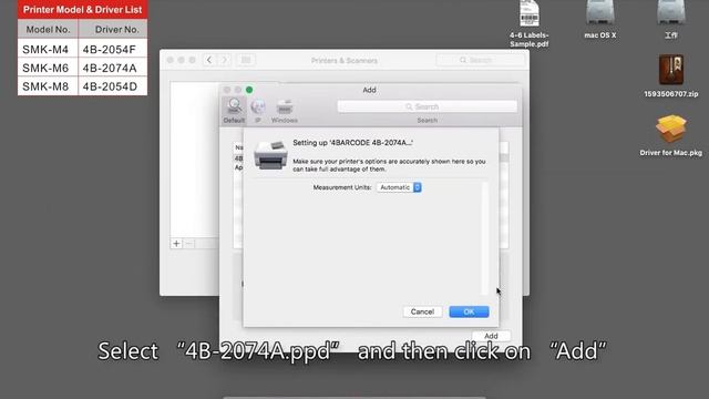 Quick Start Guide For M8 Thermal Printer (Mac Version) смотреть онлайн