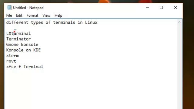 Different types of terminals in Ubuntu смотреть онлайн