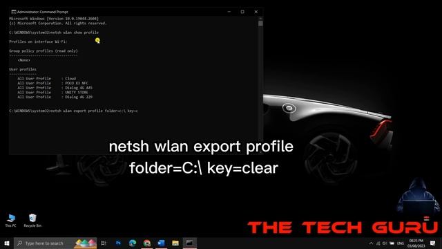 How to find all WIFI password in windows 10 / 11 | CMD смотреть онлайн