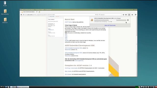 Howto install and get started with Axis ACAP SDK 2.0.2 смотреть онлайн