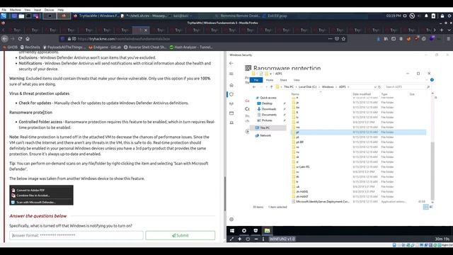 Windows Fundamentals 3 : (Part 11) Learn #cybersecurity And Win $5000 OSCP Vouchers From Tryhackme
