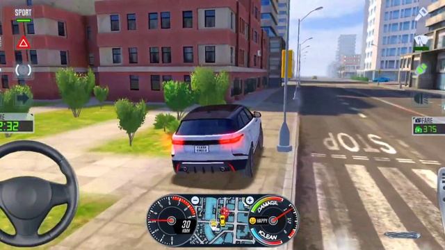 Driving Jeep 4X4 SUV || Taxi Sim 2020 || Flash Simulator Games смотреть онлайн