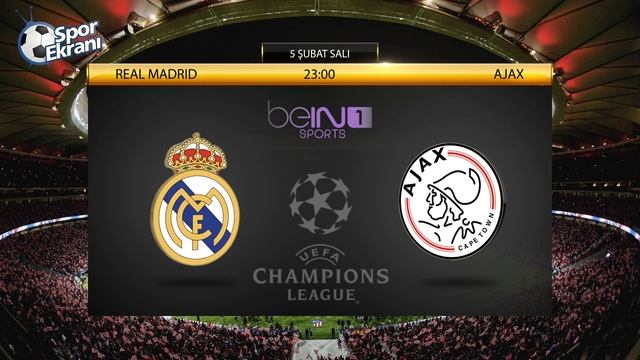 05.03.2019 Real Madrid-Ajax Maçı Hangi Kanalda Saat Kaçta? Bein Sports 1 Canlı İzle смотреть онлайн