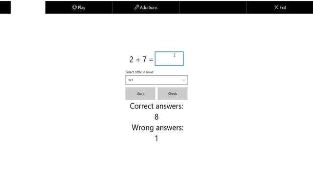 Mental arithmetic - Addition. Brain Development - for Windows 10 смотреть онлайн
